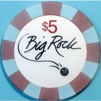 Big Rock. $5 Casino Chip. Espanola, NM. X01.