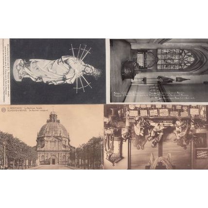 Our Lady Of Mechelen Malines Meschelschen 4x Antique Religious Postcard s