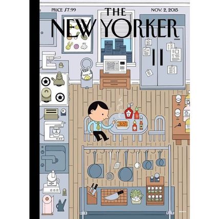 THE NEW YORKER-NOVEMBER 2, 2015-“Comfort Food,” by Ivan Brunetti.-NEW