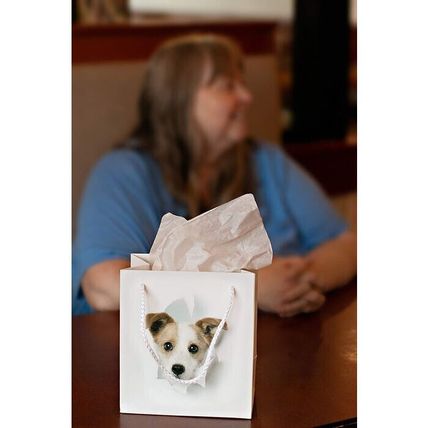 5 Pack of Gift Bags for Dog Lovers-Rope Handles-Reusable & Biodegradable-7"x7.5"