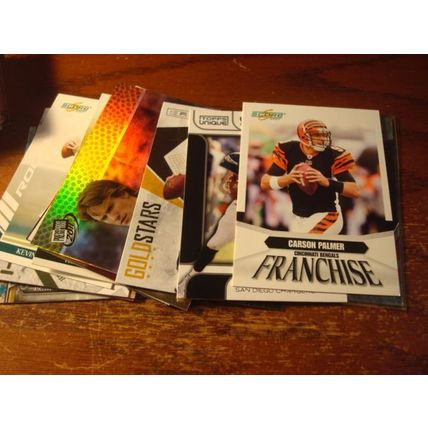 70+ Premium Football Cards, w/Stars, Rc's, McCOY/PALMER/RIVERS, +++