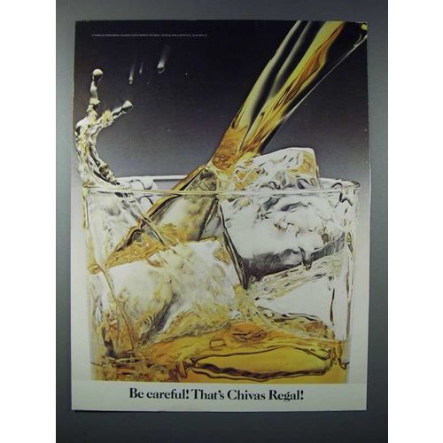 1982 Chivas Regal Scotch Ad - Be Careful!