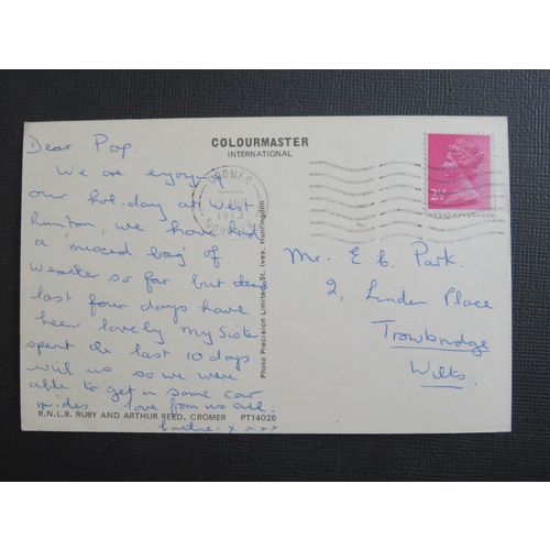 RNLB Ruby & Arthur Reed, Cromer, Norfolk Postcard