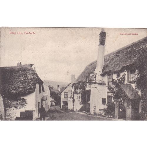 Ship Inn Porlock Somerset Postcard (SM76861)