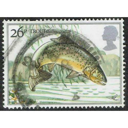 1983 British River Fish 26p Multicoloured SG1209 GU
