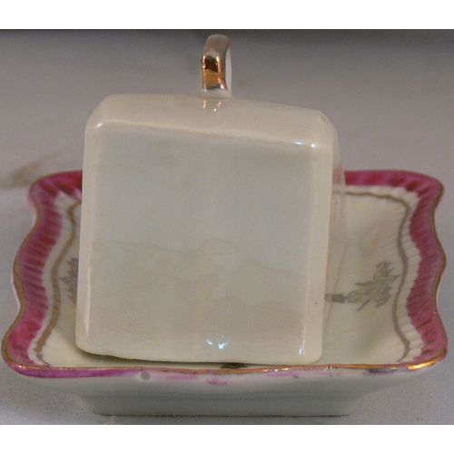 Mini Crested Tourist Ware Cheese Dish Ramsgate Town Arms