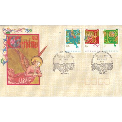 Australia 1993 Christmas FDC Christmas Hills special cancel Unaddressed VGC