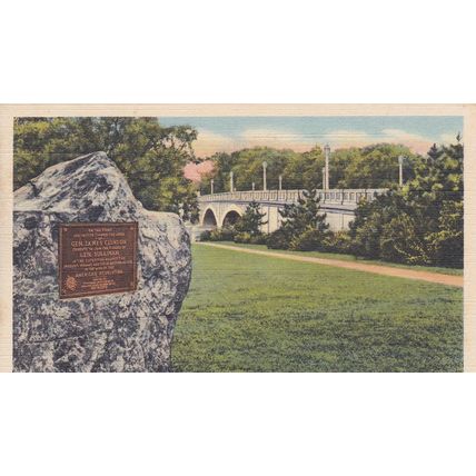 Binghamton, NY - Lot of 5 - Linen Era Postcards - Bridges, Parks, Golf Course