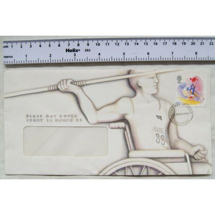1988 first day cover Sport, Spastics Society, Liverpool