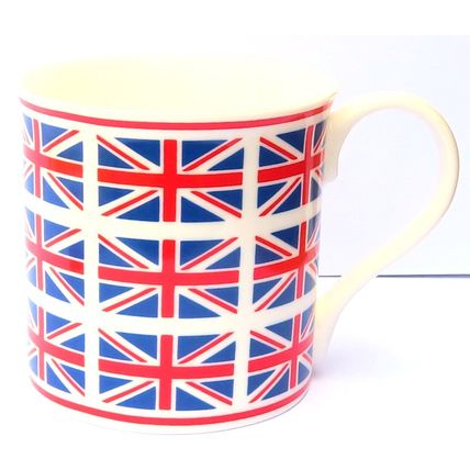 Union Jack Fine China Mug & Coaster Set 8 CM