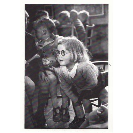 Oxford Award Winning Photo of 1950s Children at Sunday School Service Postcard
