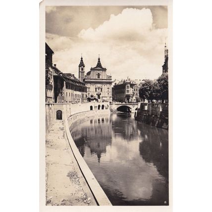 Franciscan Church of the Annunciation Marijinega Oznanenja Slovenia RPC Postcard