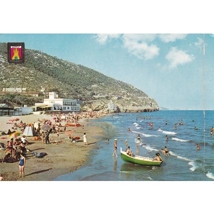 Garraf Playa Spain Postcard posted creased