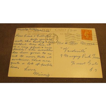 1950 Fr Postcard - Cliff Gardens & Marine Parade - Clacton on sea - Essex
