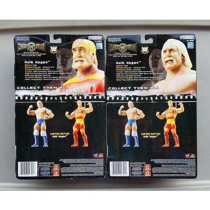 wwe wwf classic superstars canada exclusive blue trunk & tye dye hulk hogan