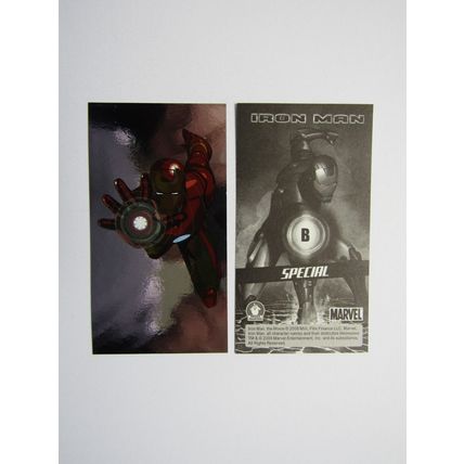 Marvel - Iron Man The Movie 2008 - Preziosi Sticker Drop-down Choice (e18)