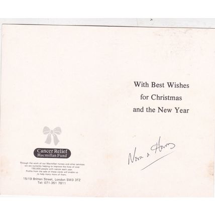 Henry Holiday The Annunciation Greetings card used VGC