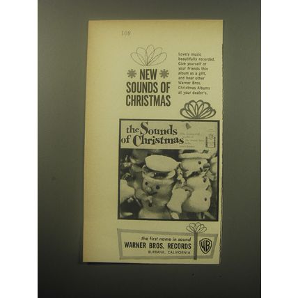 1959 Warner Bros. Records Ad - The Sounds of Christmas