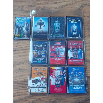 2010-2019 Rugby League Challenge Cup Final Programme fridge magnet collection