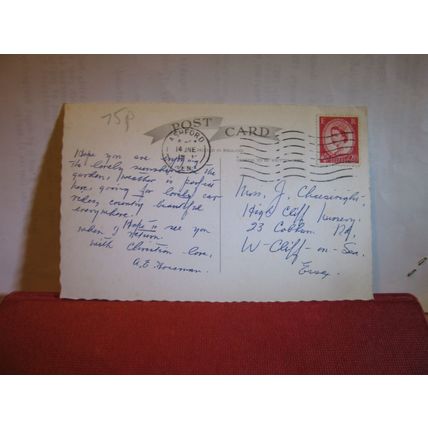 WEST PARADE, HYTHE, ESSEX , used postcard 1961 pm =