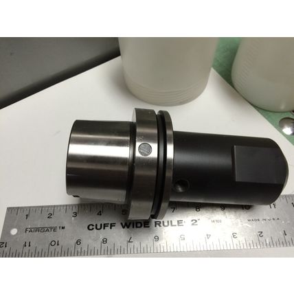 NEW BILZ UTS-93255 WSLH E25 140/ HSKA100 ENDMILL TOOL HOLDER, 25mm-BORE,Ay