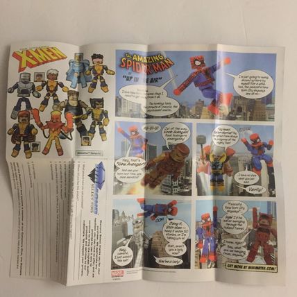 Marvel Minimates Mini 11x8 Mini Poster, Figure Guide & Mini Comic
