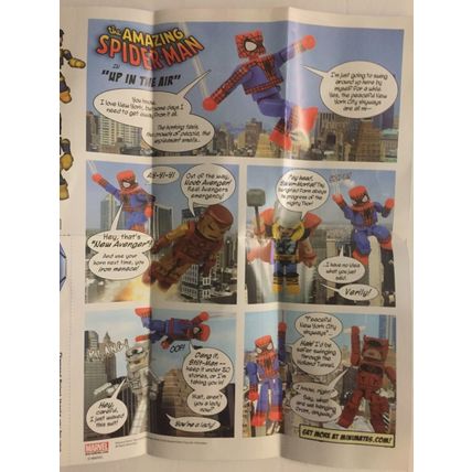 Marvel Minimates Mini 11x8 Mini Poster, Figure Guide & Mini Comic