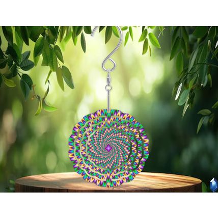 Optical Illusion V3 3 inch Wind Spinner Gift Birthday Christmas Fun