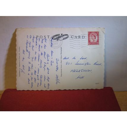 multiview, CORNWALL county used vintage postcard by Valentine 1962 postmark =