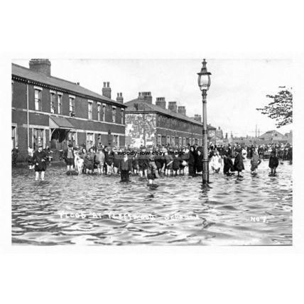 pt2263 - Fleetwood Floods 1918 , Lancashire - Print 6x4