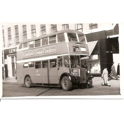 Black & White Photograph of Manchester Corporation Transport - GNF 824