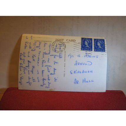 ESPLANADE GARDENS, SCARBOROUGH, YORKSHIRE. used postcard RP 1956 pm =