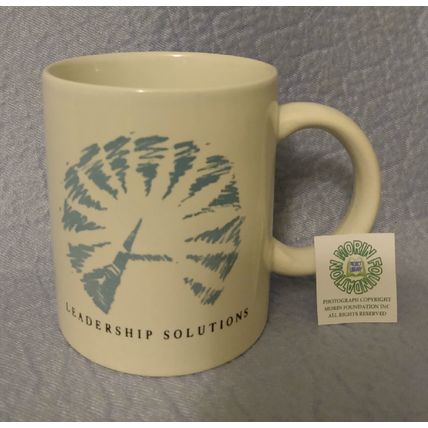 VERY RARE FIDELITY INVESTMENTS LEADERSHIP SOLUTIONS CERAMIC MUG circa late 1980s
