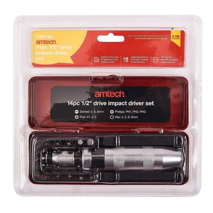 Half Inch Drive Impact Driver Hammer Wrench Tool Bolt Loosener fits 1/2" socket