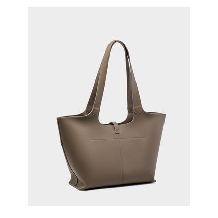 Genuine Leather Women Shoulder Bag Mobile Phone Bag Grey