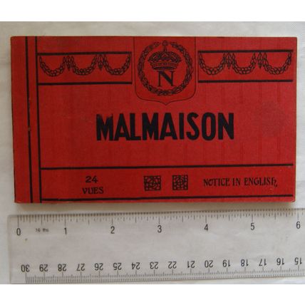 vintage Book of 24 Postcards Malmaison, France