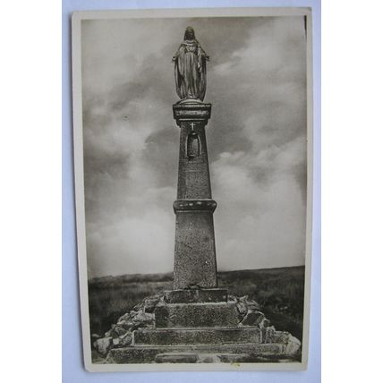 vintage postcard Ballon d'Alsace, the Virgin at the Top