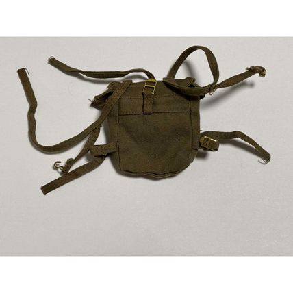 Vintage GI Joe 1964 Soldier Brown Green Field Backpack Hasbro Accessory