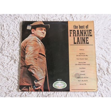 FRANKIE LAINE, THE BEST OF VINYL LP.