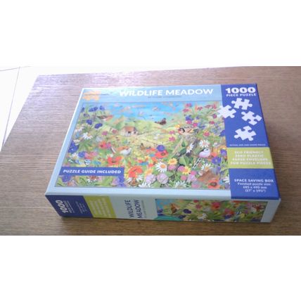 WILDLIFE MEADOW by Claire Comerford Jigsaw Puzzle (1000 Piece) Otter House 2023