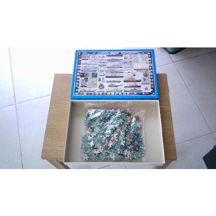 SHIPS AND THE SEA by Tony Hunt RI Jigsaw Puzzle (500 Piece) Citadel (1999)