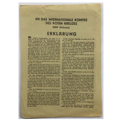 Original WW2 Soviet/Russian Air Drop Propaganda Leaflet. - Code 1552. - 1942.