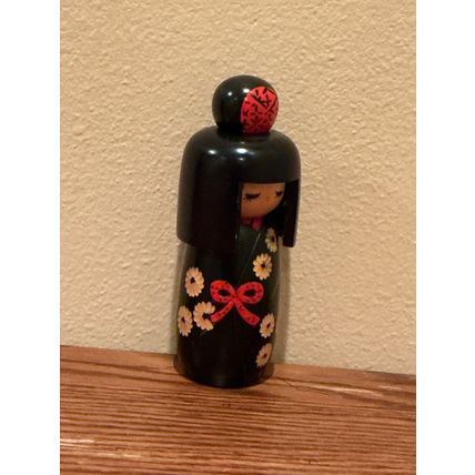 True Japan Made Hand-Crafted 1970s Vintage Wooden Doll