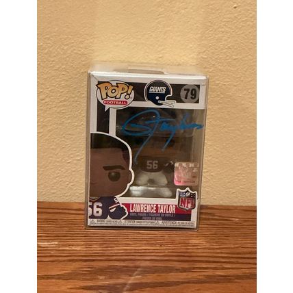 Funko Pop! Lawrence Taylor #79 Signed Beckett Limited Figure (With Protector)