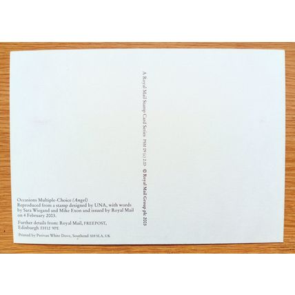 POSTCARD: MULTIPLE CHOICE - ANGEL, POPPET, LITTLE TERROR: 2003