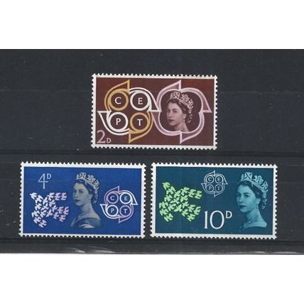 GB.European Postal and Telecommincations set of 3.Mounted Mint.Jul25a