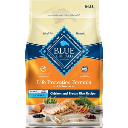 Blue Buffalo Life Protection Formula Large Breed Adult Dry Dog Food, Promotes Jo