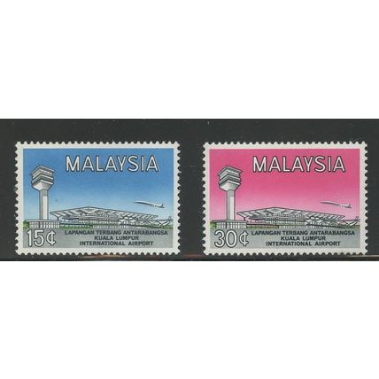 Malaysia 18-19, 1965 Kuala Lampur Airport, VF, MNH (MY018)