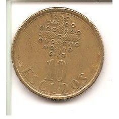 PORTUGAL 10 ESCUDOS 1987