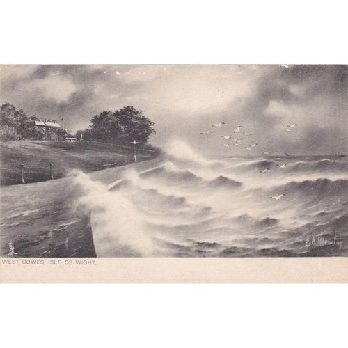 Artist Drawn West Cowes Isle of Wight Postcard (IOW71548)